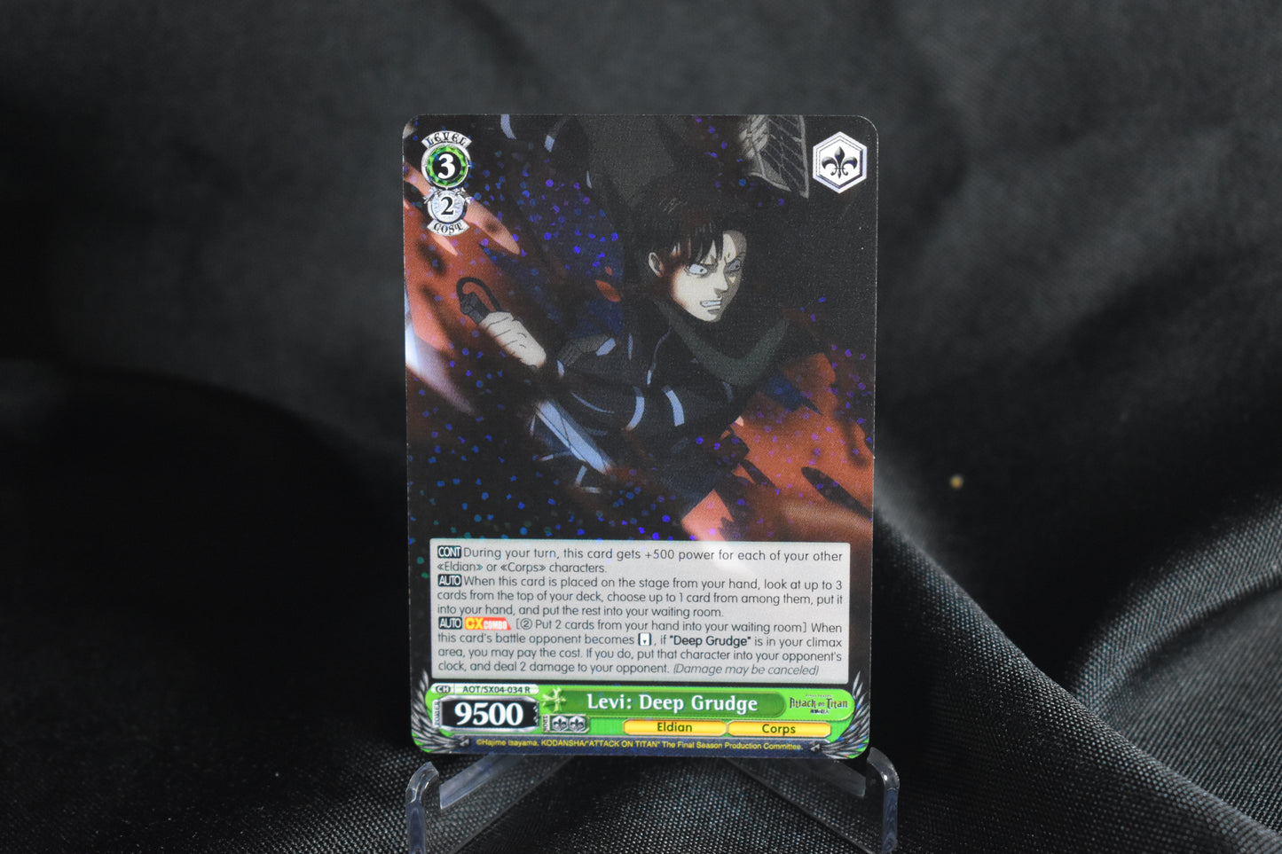 🔥 Levi – Deep Grudge (Weiss Schwarz AOT)