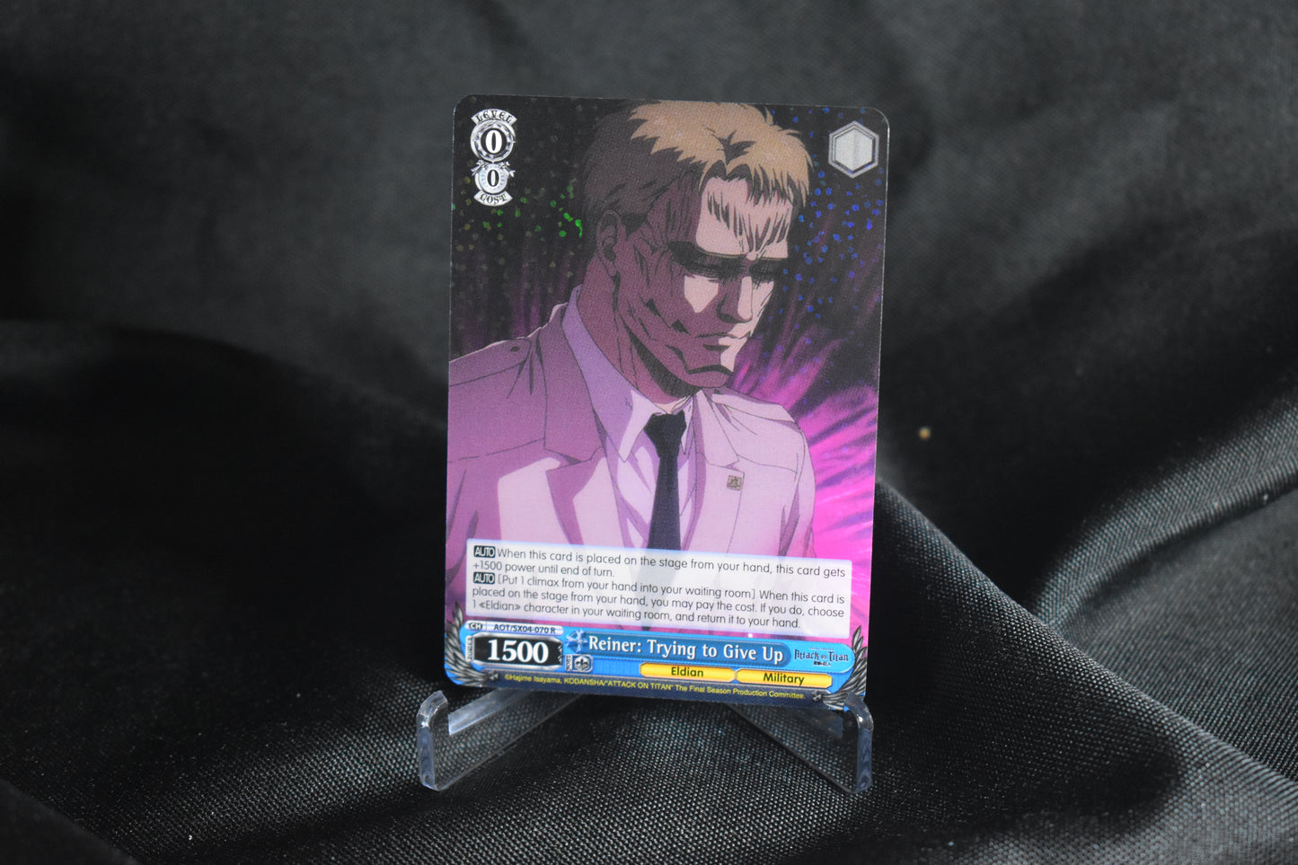 🛡️ Reiner – Trying to Give Up (Weiss Schwarz AOT)