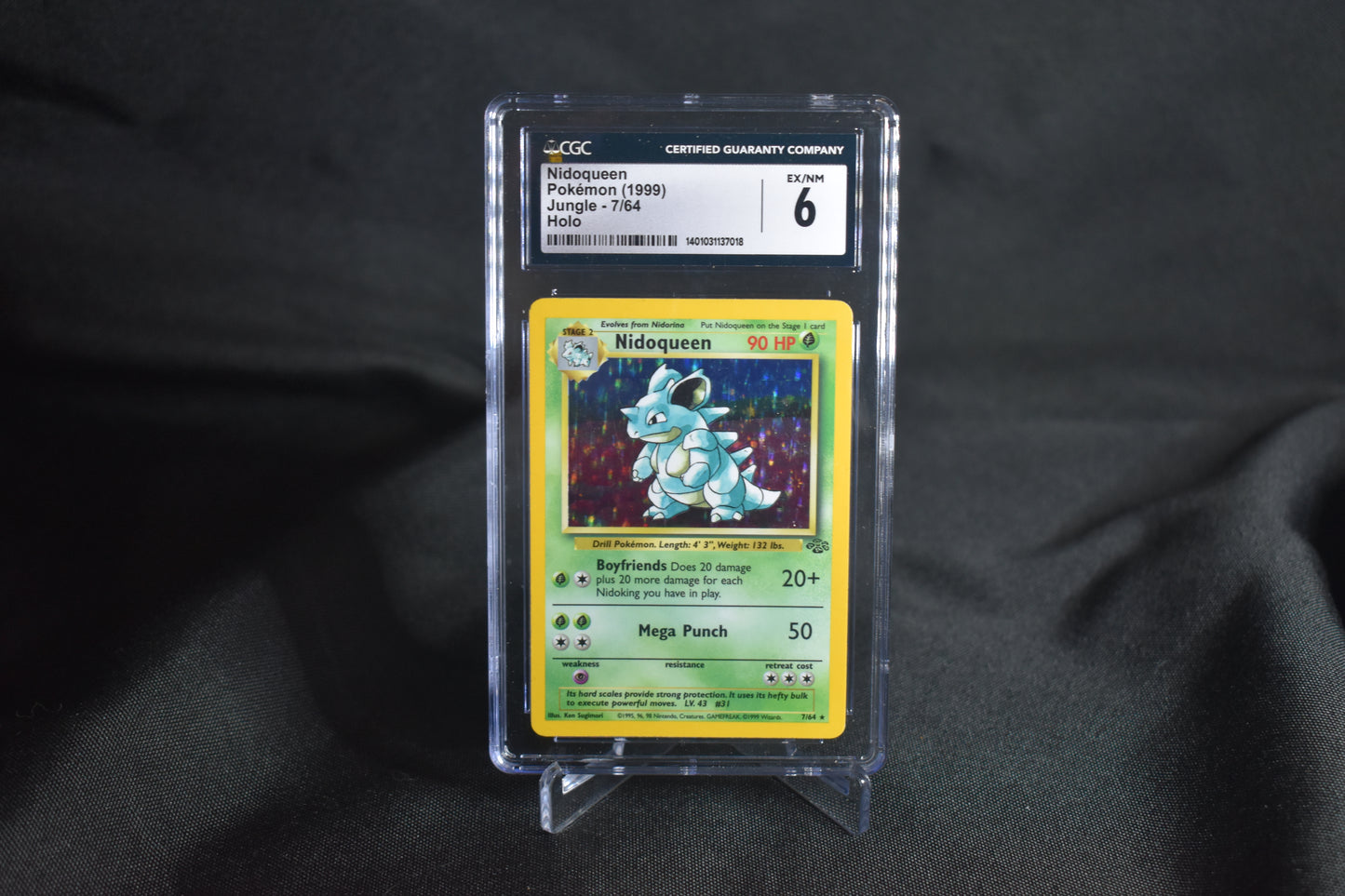 Nidoqueen Jungle Holo CGC 6