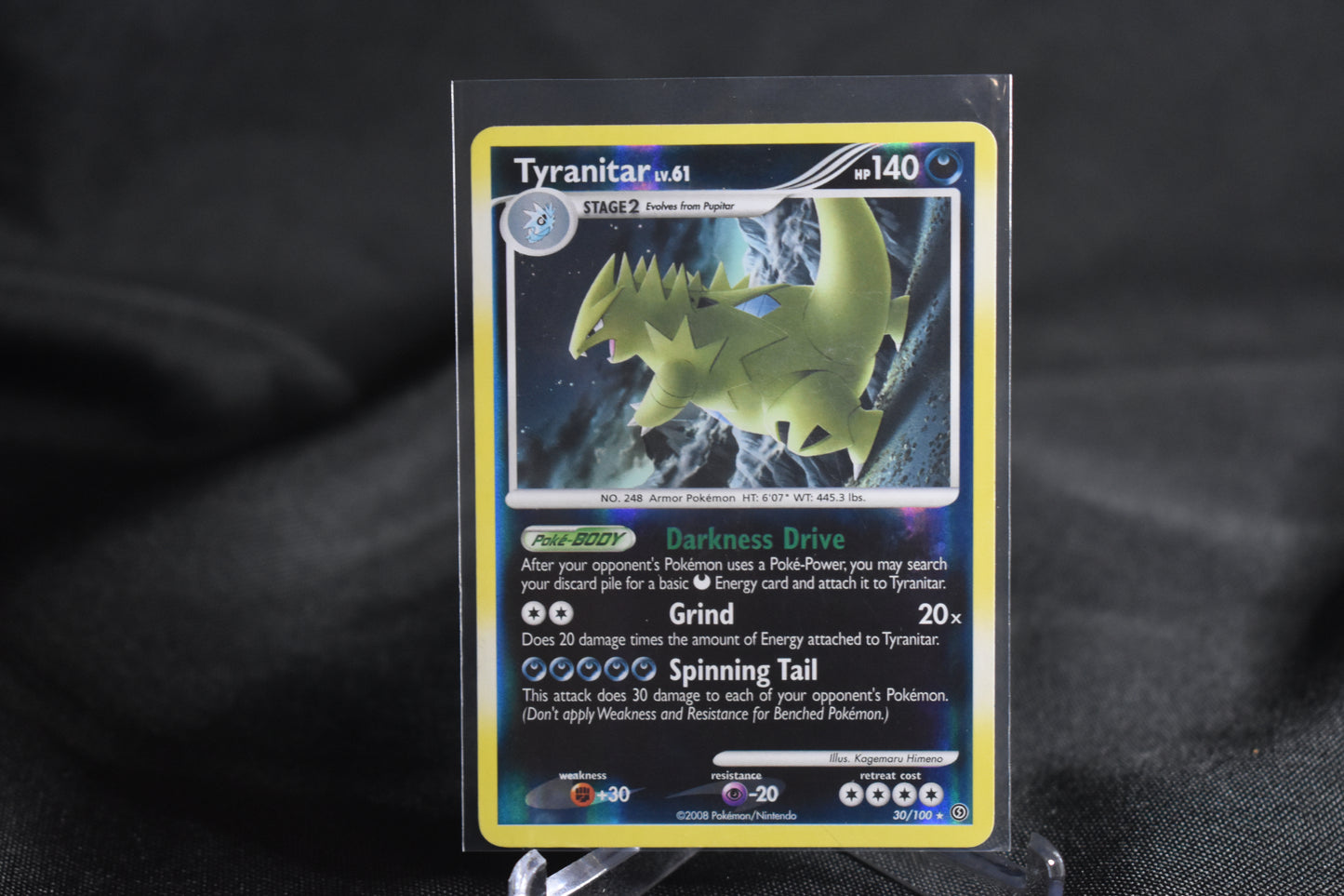 Tyranitar - Stormfront RevHolo - LP-NM