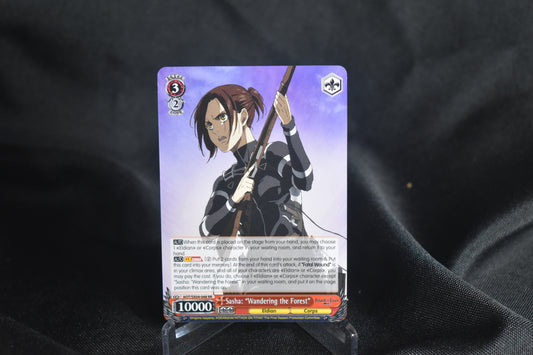 🌲 Sasha – Wandering the Forest (Weiss Schwarz AOT)