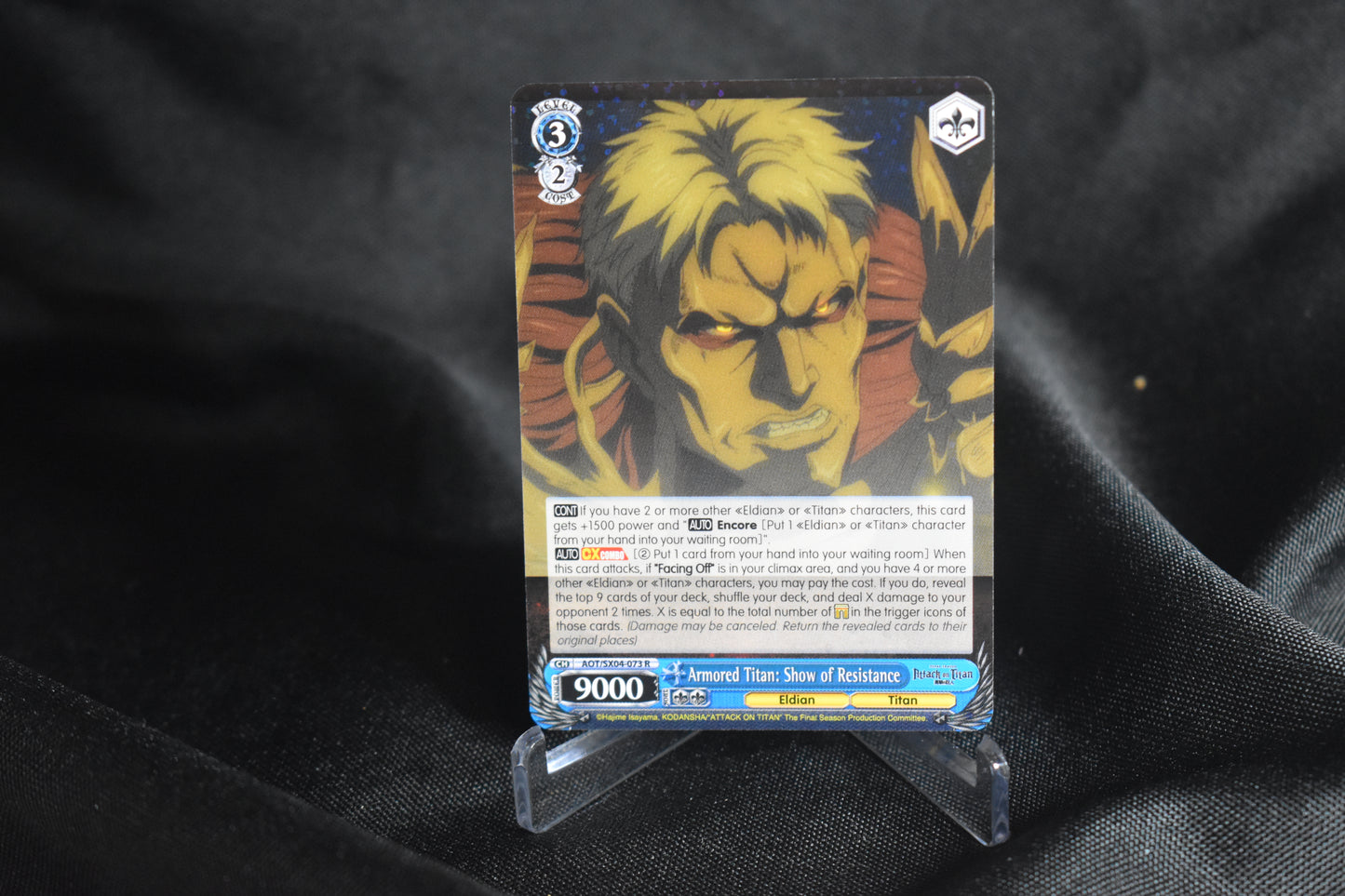 🛡️ Armored Titan – Show of Resistance (Weiss Schwarz AOT)