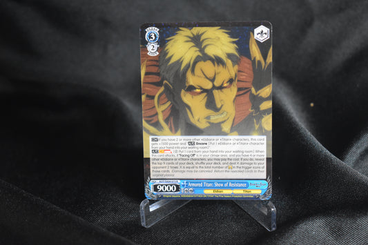 🛡️ Armored Titan – Show of Resistance (Weiss Schwarz AOT)