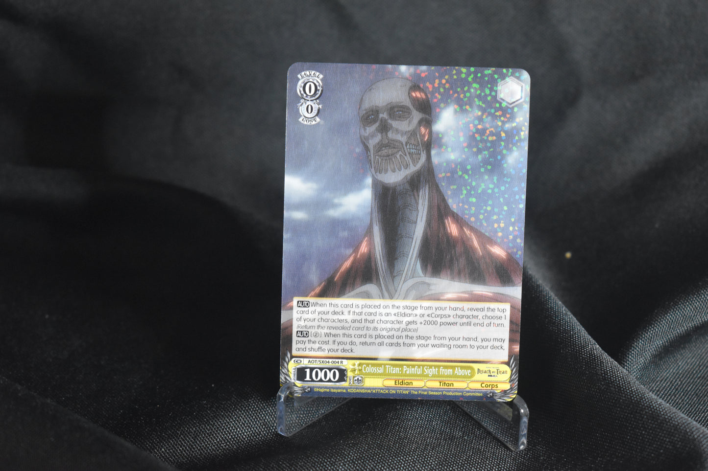 💥 Colossal Titan – Painful Sight from Above (Weiss Schwarz AOT)