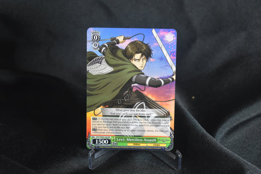 ⚔️ Levi – Merciless Assault (Weiss Schwarz AOT)