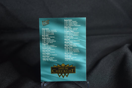 1995-96 Fleer Ultra Checklist #349