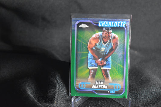 🏀 Larry Johnson – 2024-25 Topps Chrome #98 (Green Refractor)