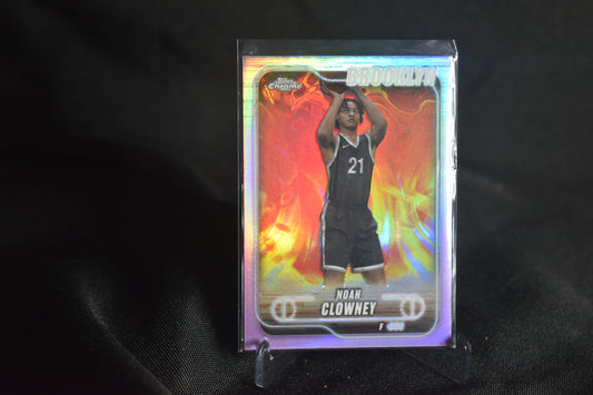 🏀 Noah Clowney – 2024-25 Topps Chrome #118 (Pink Refractor Parallel)
