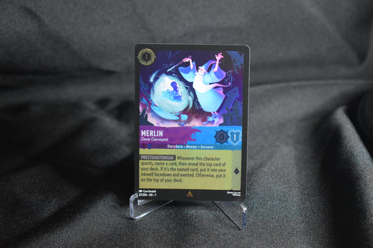 Merlin - Clever Clairvoyant 67/204 Archazia's Island Cold Foil